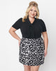 Smak Parlour Black Tie Neck Top - thumbnail