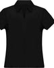 Women'S Sunshine Short Sleeve Zipper Top T-Shirt in Black - thumbnail