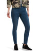Women'S Ultra Soft High Waist Denim Leggings in Steely Blue Wash - thumbnail