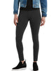Women'S Wide Waistband Blackout Cotton Leggings in Graphite Heather - thumbnail