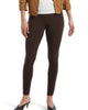 Women'S Wide Waistband Blackout Cotton Leggings in Espresso - thumbnail