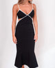 Adabell Dress In Black/White - thumbnail