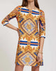 Alexa Scarf Print Dress In Multi - thumbnail