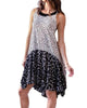 Claire Dress In Black/White Floral - thumbnail