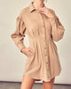 Coming Together Dress In Dark Taupe - thumbnail