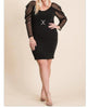 Careless Dreaming Dress In Black - thumbnail