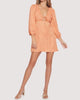 Beach Mini Dress In Peach - thumbnail