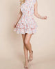 Charmingly Chic Dress In Peach Floral - thumbnail