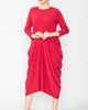 Calling Cabo Dress In Wine - thumbnail