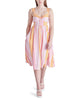 Deyvani Dress In Pink Stripe - thumbnail