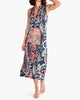 Batik Stamp Dress In Indigo Multi - thumbnail