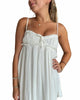 Bella Mini Dress In White - thumbnail