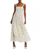 Daniela Dress In White Floral - thumbnail