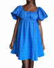 Daniella Mini Dress In Blue - thumbnail