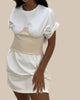 Corset About It Dress In White - thumbnail