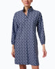Florence Dancing Links Dress In Navy - thumbnail
