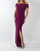 Long Dress In Sangria - thumbnail