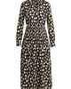 Nostoc Twill Midi Dress In Black - thumbnail