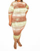 Luminous Midi Dress In Multi - thumbnail