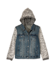 Ayden Hooded Denim Jacket - thumbnail