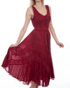 Lace Dress In Red - thumbnail