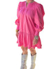 Kylee Dress In Flamingo - thumbnail