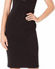 Illusions Cut Out Lace Up Sheath Dress In Black - thumbnail