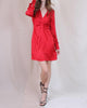 Feel The Romance Dress In Red - thumbnail