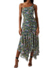 Malvina Dress In Purple Yellow Multi - thumbnail