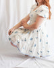 Hydrangea Dreams White Summer Dress In White - thumbnail