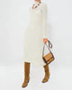 Nona Knit Dress In Ivory Marble - thumbnail