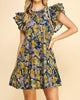 In Your Mind Dress In Navy - thumbnail