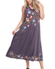 Nila Tank Dress In Sanded Black - thumbnail