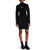 Ivana Sweater Dress Set In Black - thumbnail