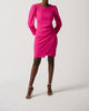 Sheath Dress In Shocking Pink - thumbnail
