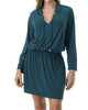 With Envy Dress In Hunter Green - thumbnail