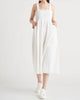 Smocked Eyelet Midi Dress In Ivory - thumbnail