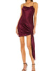 Ryder Dress In Merlot - thumbnail