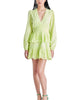 Raquelle Mini Dress In Sunny Lime - thumbnail