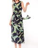 Tamara Print Dress In Brisvane Navy - thumbnail