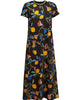 Sporty Swing Dress In Black - thumbnail