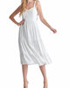 Runaway Midi Dress In White - thumbnail