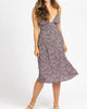 Triangle Midi Dress In Vintage Rose - thumbnail
