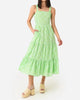 Regina Dress In Green - thumbnail