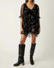 With Love Mesh Minidress In Black - thumbnail