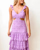 Rosanna Dress In Violet - thumbnail