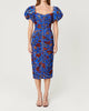 Tessa Dress In Royal Vichy Rose Grande - thumbnail