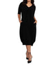 Reversible Narrow Lantern Dress In Black - thumbnail