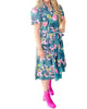 Yara Dress In Fall Garden - thumbnail