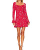 Tess Mini Dress In Pop Combo - thumbnail